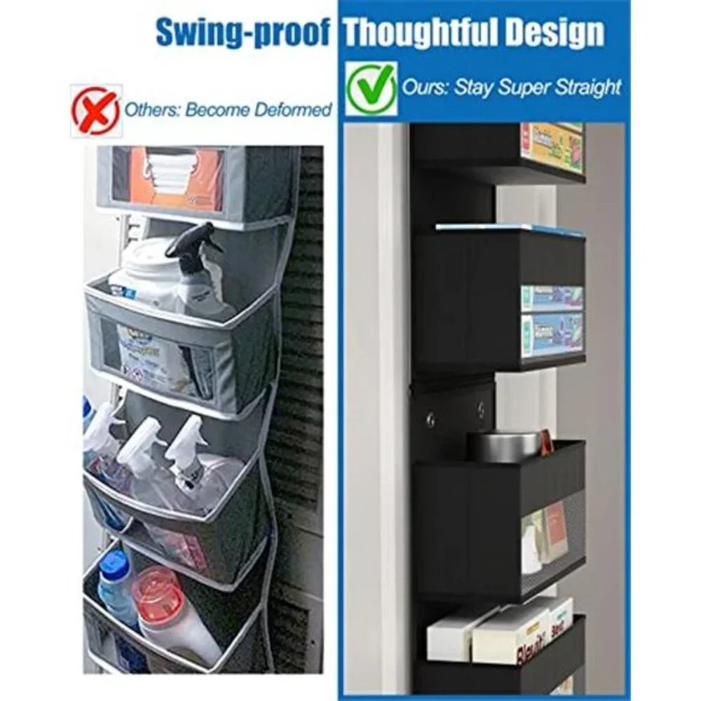 Over Door Organizer 6 Shelf Hanging Storage Closet Bathroom Bedroom Toy Diaper